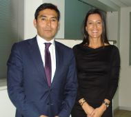 El Superintendente Eric Parrado junto a la Superintendenta Josefina Montenegro