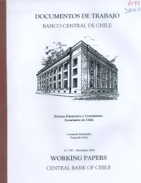 Imagen de la cubierta de Sistema financiero y crecimiento econ&oacute;mico en Chile