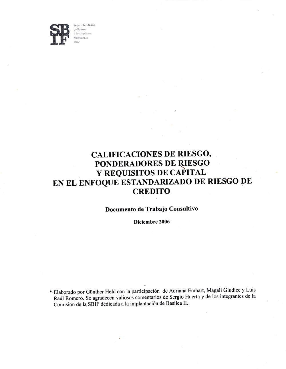 Imagen de la cubierta de Calificaciones de riesgo, ponderadores de riesgo y requisitos de capital