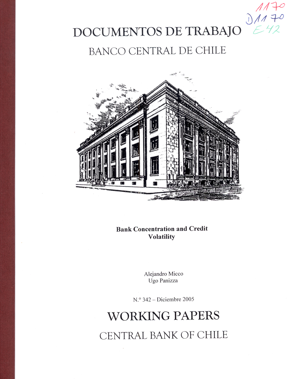 Imagen de la cubierta de Concentración bancaria y volatilidad del crédito