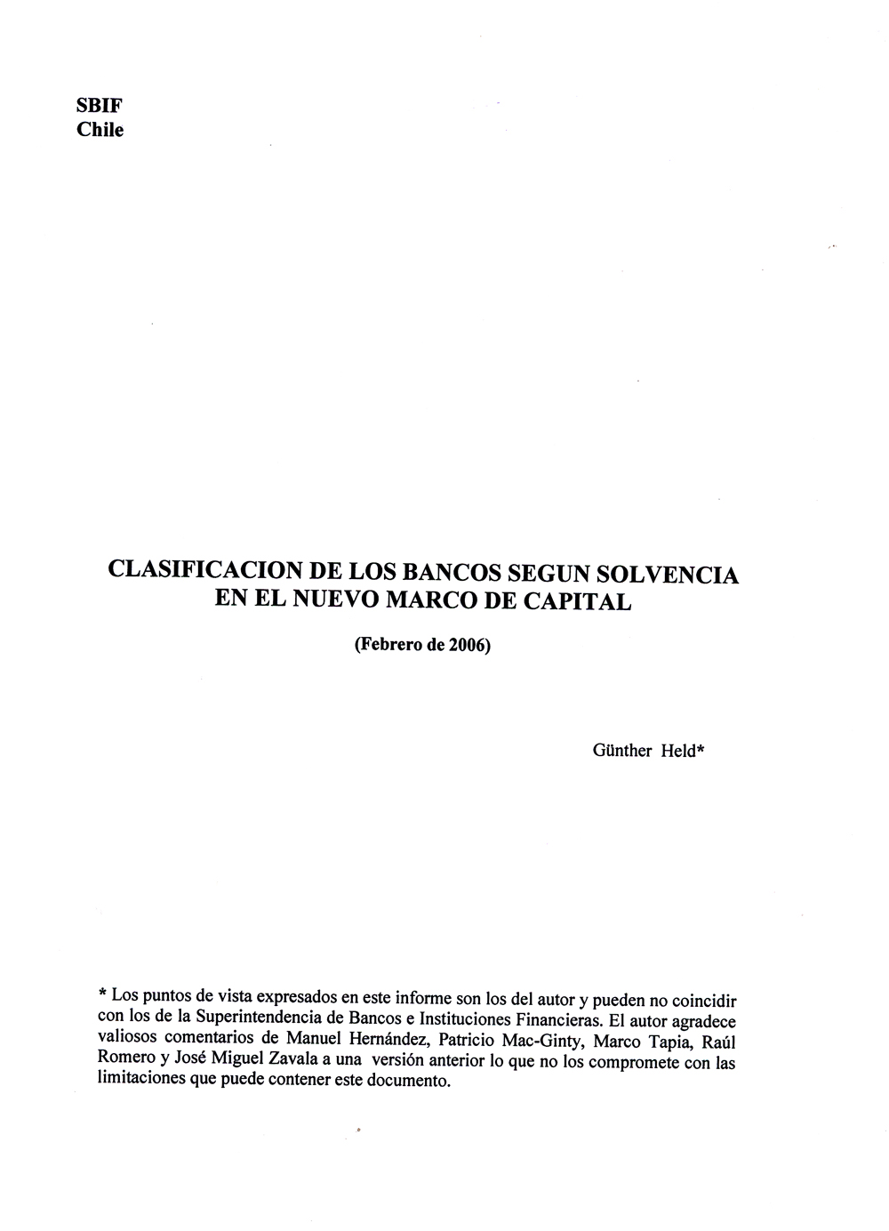 Imagen de la cubierta de Clasificación de los bancos según solvencia en el nuevo marco de capital