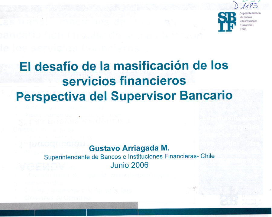 Imagen de la cubierta de El desaf&iacute;o de la masificaci&oacute;n de los servicios financieros.