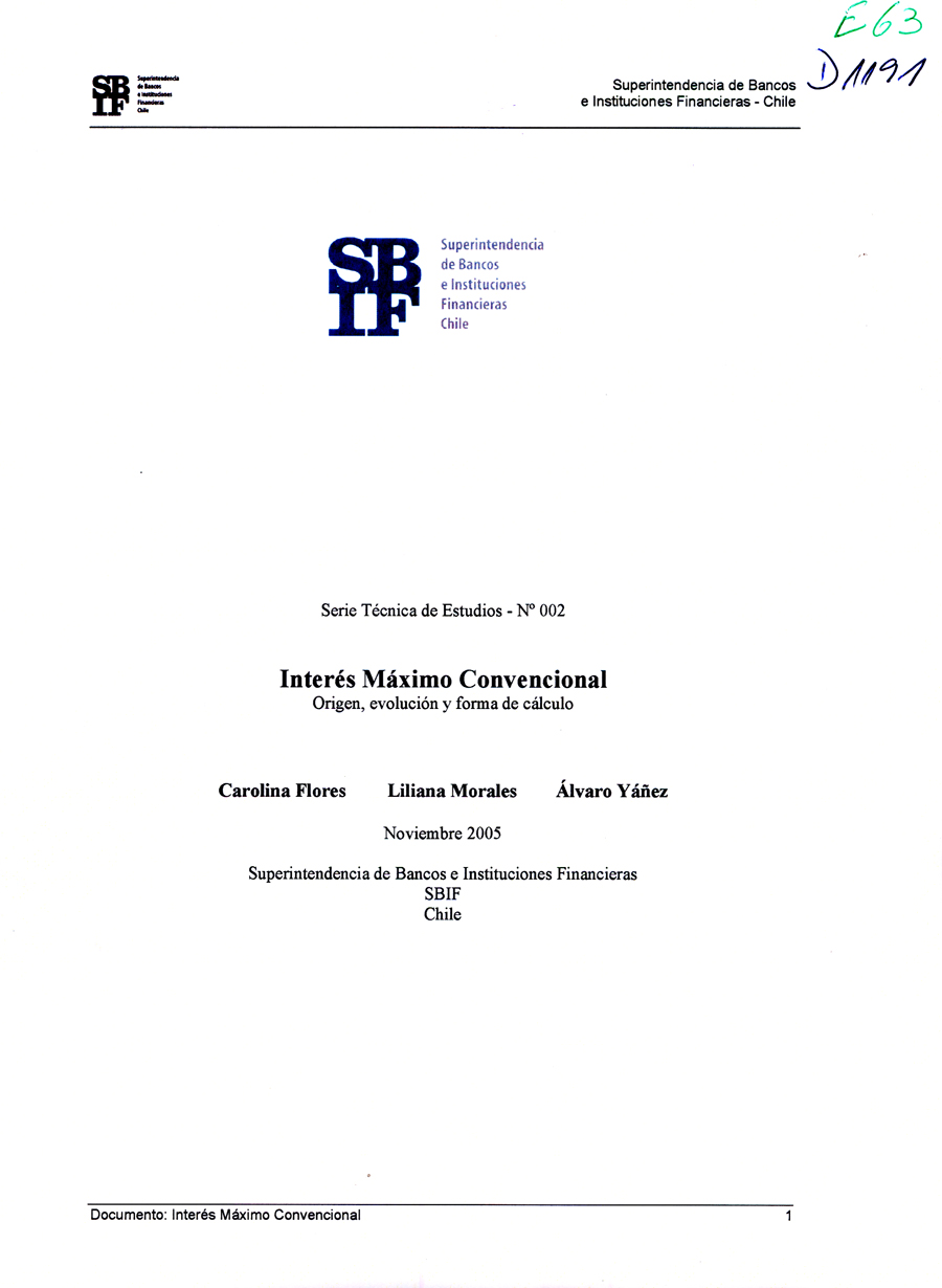 Imagen de la cubierta de Inter&eacute;s m&aacute;ximo convencional