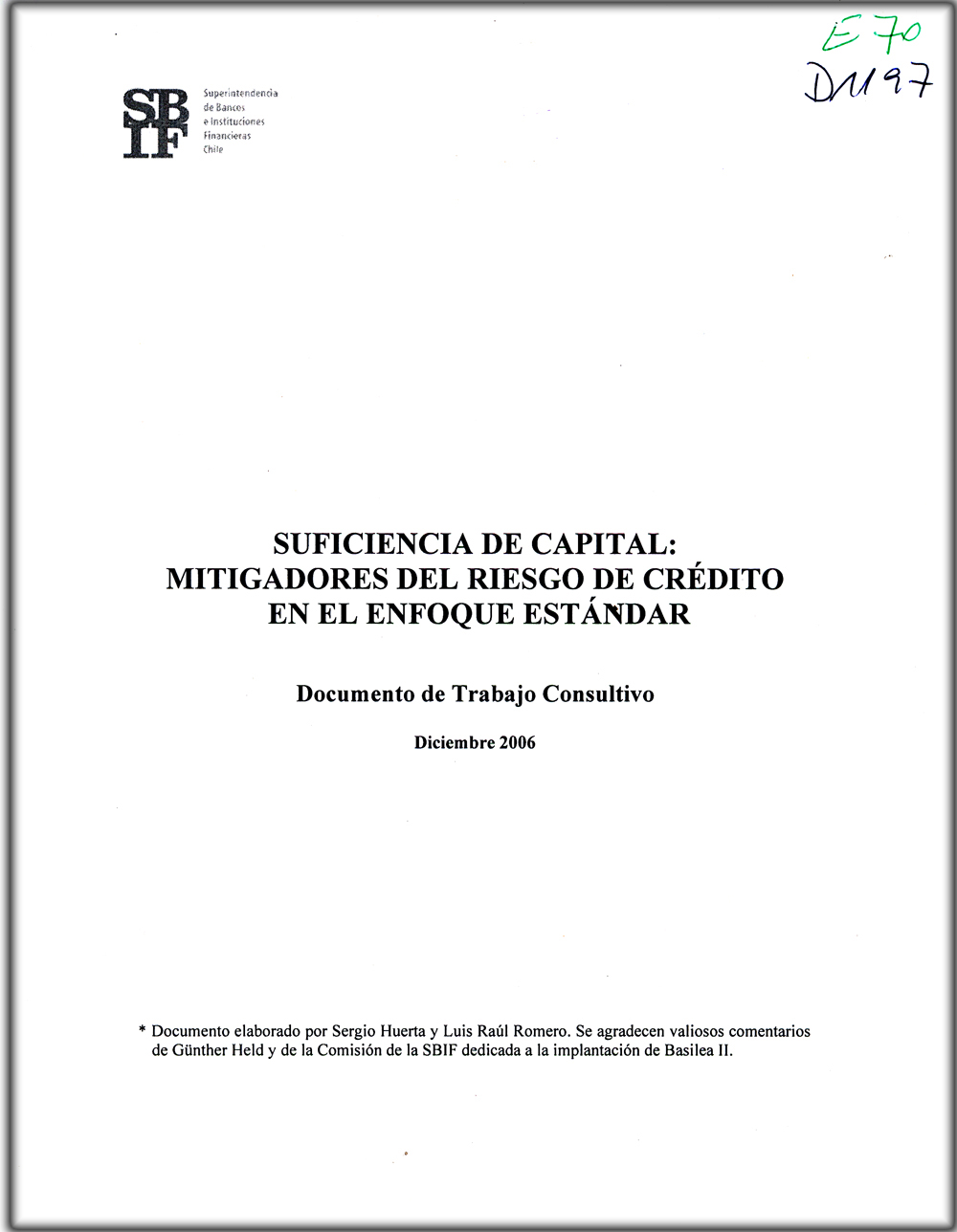 Imagen de la cubierta de Mitigadores del riesgo de crédito en el enfoque estándar