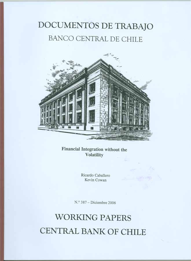 Imagen de la cubierta de Financial integration without the volatility