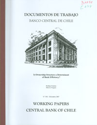Imagen de la cubierta de &iquest;Es la Estructura de Propiedad Determinante de la Eficiencia Bancaria?