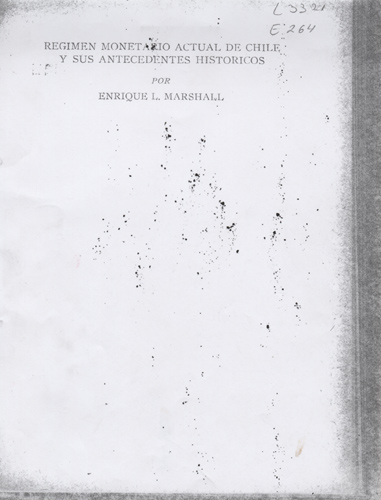 Imagen de la cubierta de R&eacute;gimen monetario actual de Chile y sus antecedentes hist&oacute;ricos