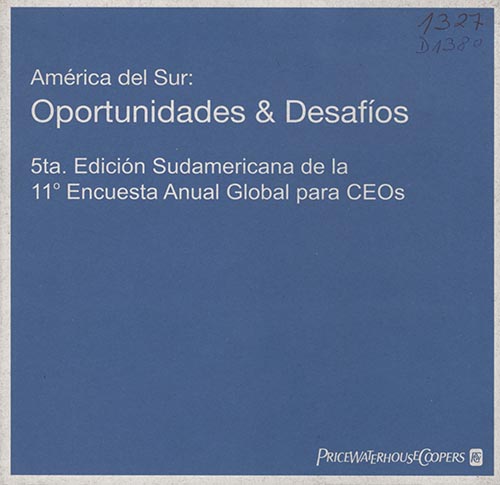 Imagen de la cubierta de América del Sur: Oportunidades & desafíos