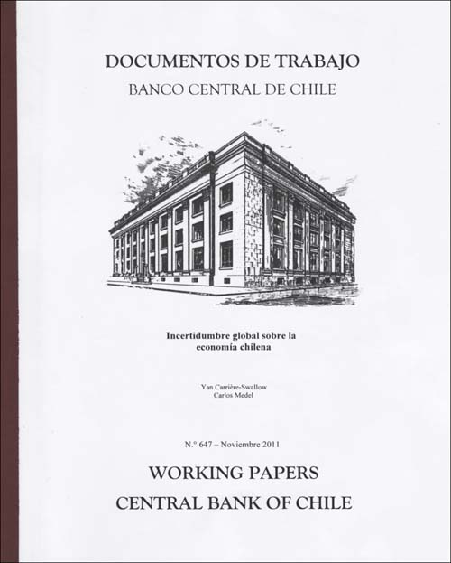 Imagen de la cubierta de Incertidumbre global sobre la economía Chilena