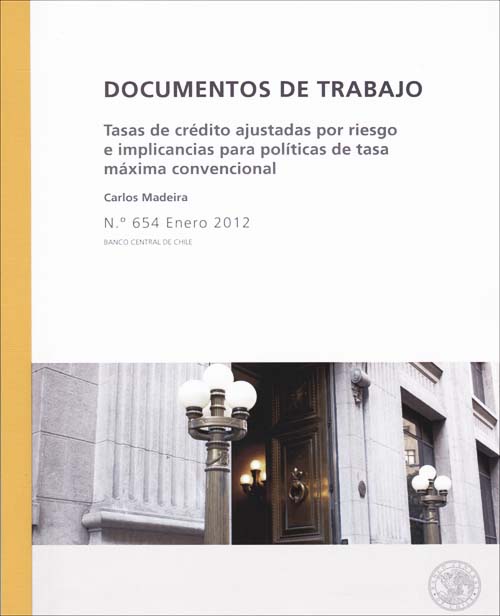 Imagen de la cubierta de Tasas de crédito ajustadas por riesgo e implicancias para políticas de tasa máxima convencional.