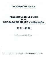 Imagen de la cubierta de Presencia de la pyme en el mercado de exportaci&oacute;n de bienes y servicios 1994-1997