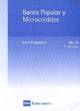 Imagen de la cubierta de Banca popular y microcr&eacute;ditos