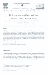 Imagen de la cubierta de Early warning models in real time