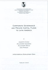 Imagen de la cubierta de Corporate governance and private capital flows to Latin America