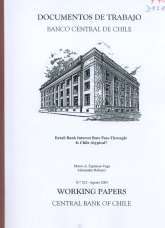 Imagen de la cubierta de Retail bank interest rate pass-through: is Chile atypical?