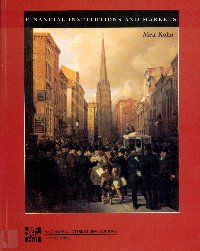 Imagen de la cubierta de Financial institutions and markets