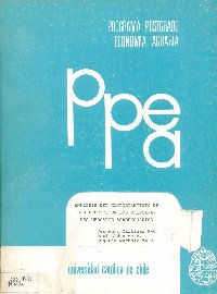 Imagen de la cubierta de An&aacute;lisis del comportamiento de los precios en los principales mercados agropecuarios