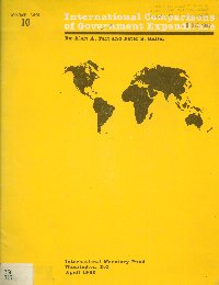 Imagen de la cubierta de International comparisions of government expenditure