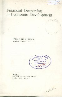 Imagen de la cubierta de Financial deepening in economic development