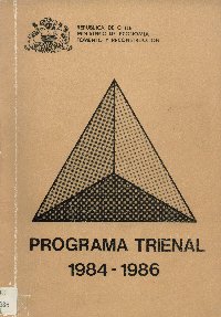 Imagen de la cubierta de Programa trienal.