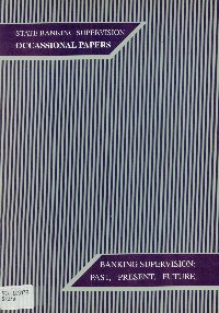 Imagen de la cubierta de Banking supervision: past, present, future