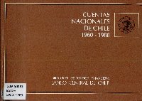 Imagen de la cubierta de Cuentas nacionales de Chile.