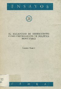 Imagen de la cubierta de El mercado de redescuento como instrumento de política monetaria
