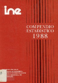 Imagen de la cubierta de Compendio estadístico. 1988