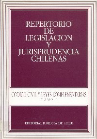 Imagen de la cubierta de Repertorio de legislación y jurisprudencias chilenas