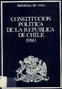 Imagen de la cubierta de Constitución política de la República de Chile