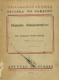Imagen de la cubierta de Derecho administrativo