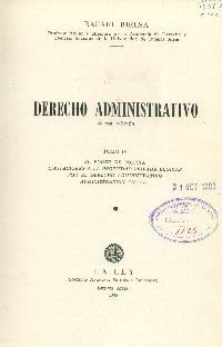Imagen de la cubierta de Derecho administrativo