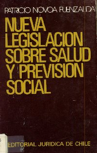 Imagen de la cubierta de Nueva legislación sobre salud y previsión social