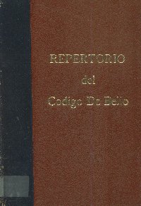 Imagen de la cubierta de Repertorio de voces y giros del c&oacute;digo civil chileno