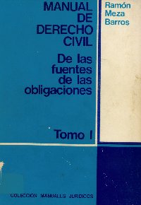 Imagen de la cubierta de Manual de derecho civil.