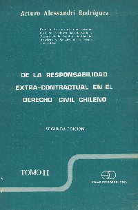 Imagen de la cubierta de De la responsabilidad extracontractual en el derecho civil chileno.