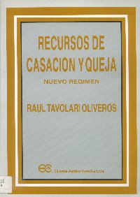 Imagen de la cubierta de Recursos de casación y queja