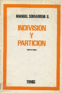 Imagen de la cubierta de Indivisión y partición