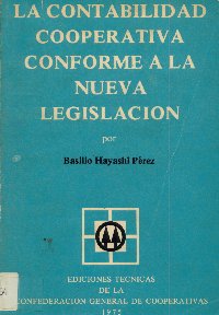 Imagen de la cubierta de La contabilidad cooperativa conforme a la nueva legislación