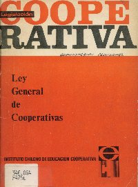 Imagen de la cubierta de Ley general de cooperativas