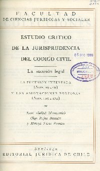 Imagen de la cubierta de Estudio crítico de la jurisprudencia del codigo civil.