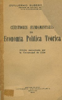Imagen de la cubierta de Cuestiones fundamentales de econom&iacute;a pol&iacute;tica teorica