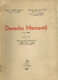 Imagen de la cubierta de Derecho mercantil