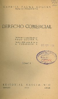 Imagen de la cubierta de Derecho comercial