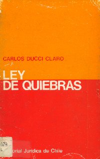 Imagen de la cubierta de Ley de quiebras