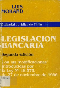 Imagen de la cubierta de Legislación bancaria.