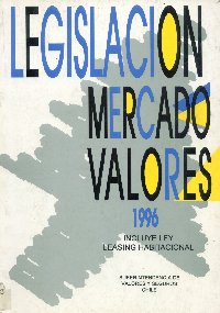 Imagen de la cubierta de Legislación mercado de valores