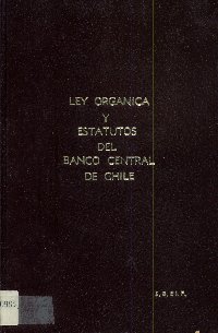Imagen de la cubierta de Decreto con fuerza de ley N&ordm; 106 de 6 de junio de 1953 que fija la ley org&aacute;nica del Banco Central de Chile