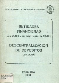 Imagen de la cubierta de Entidades financieras