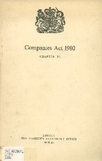 Imagen de la cubierta de Companies act 1980.
